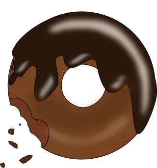 Donut Icing Tasty Stickdatei
