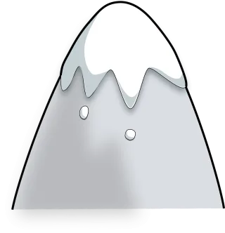 Mountain Snowy Winter Stickdatei – Natur