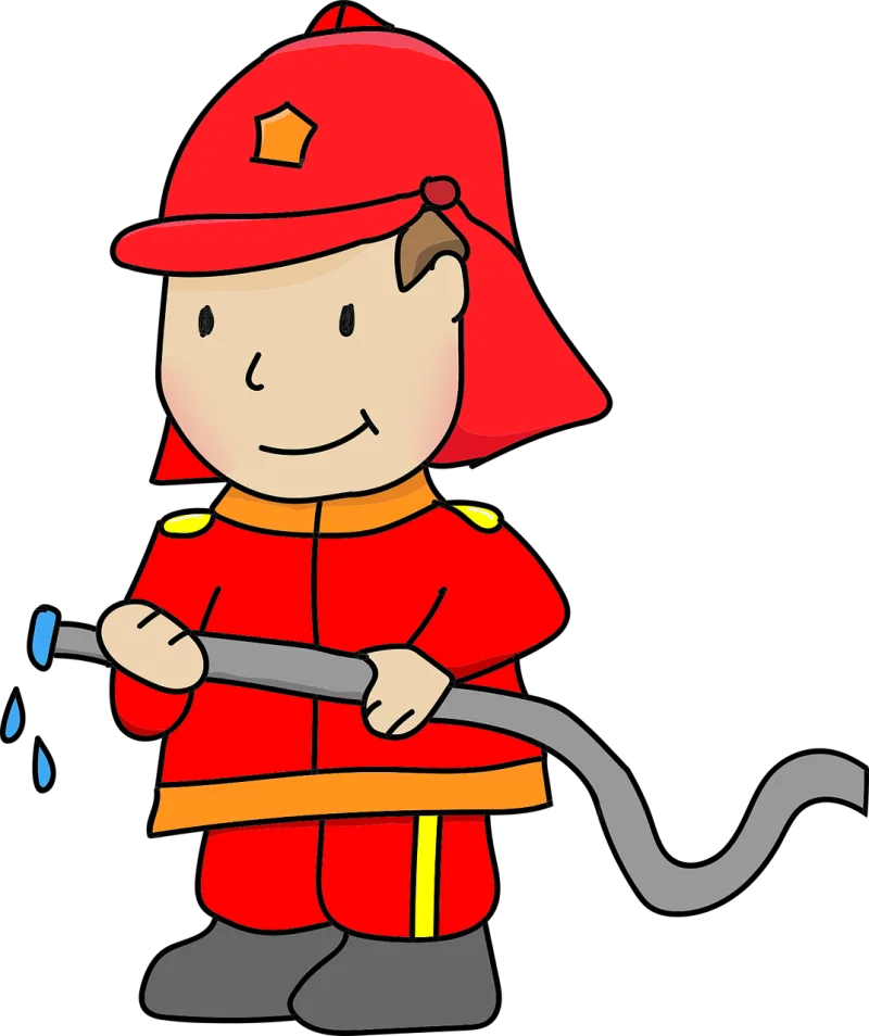 Firefighter Fire Extinguish Stickdatei – Fahrzeuge