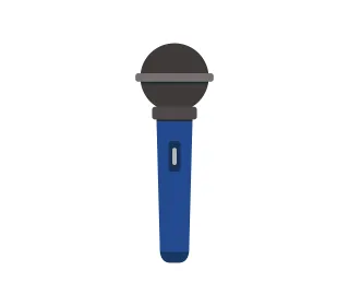 Microphone Graphic Audience Stickdatei