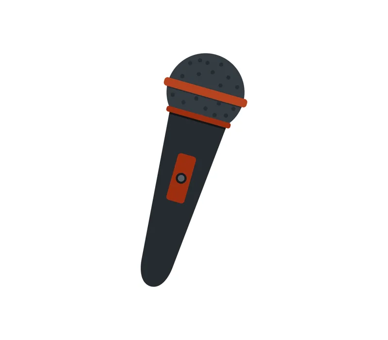Microphone Graphic Audience Stickdatei – Musik