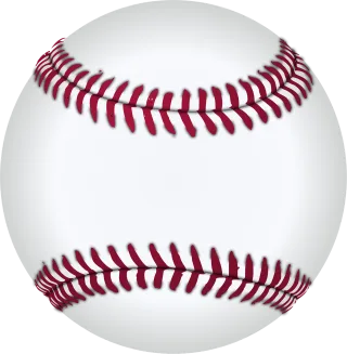 Baseball White Red Stickdatei
