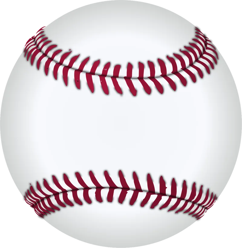 Baseball White Red Stickdatei – Sport