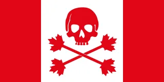 Pirate Flag Canada Stickdatei
