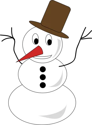 Snowman Snow Winter Stickdatei