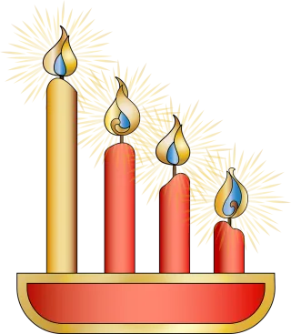 Graphic Candles Advent Stickdatei