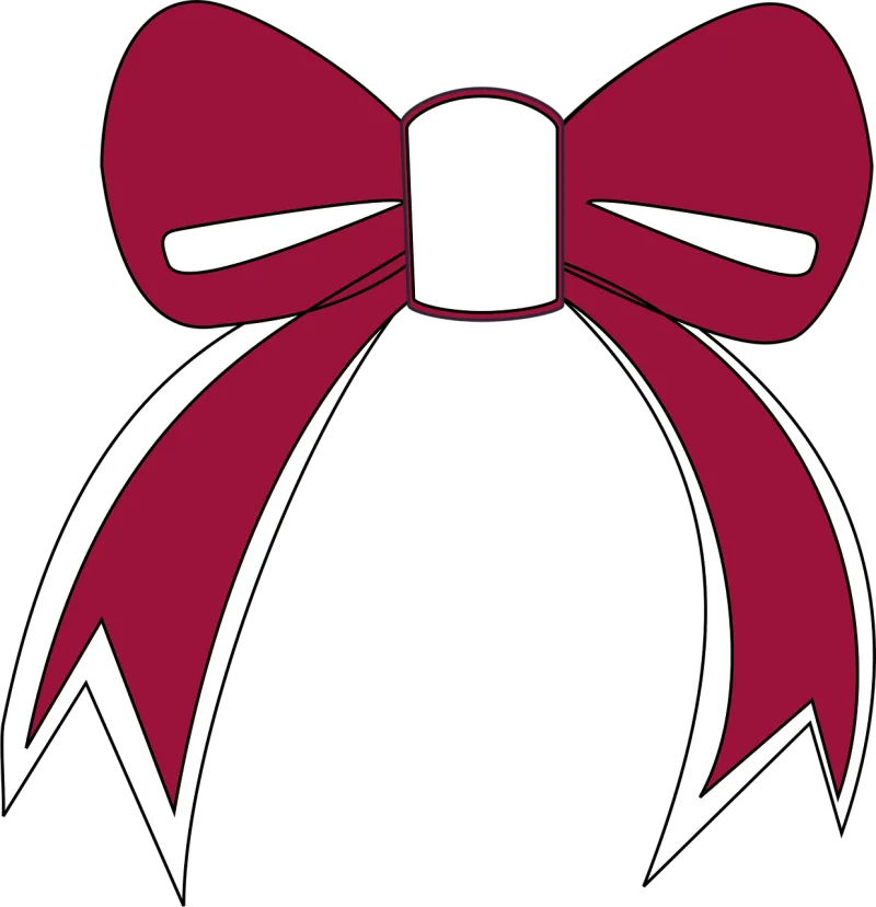 Graphic Bow Red bow Stickdatei – Weihnachten