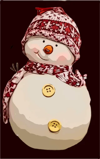 Christmas Snowman Snow Stickdatei