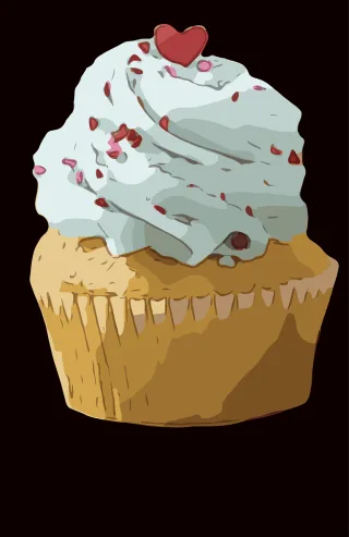 Cupcake Sweets Dessert Stickdatei