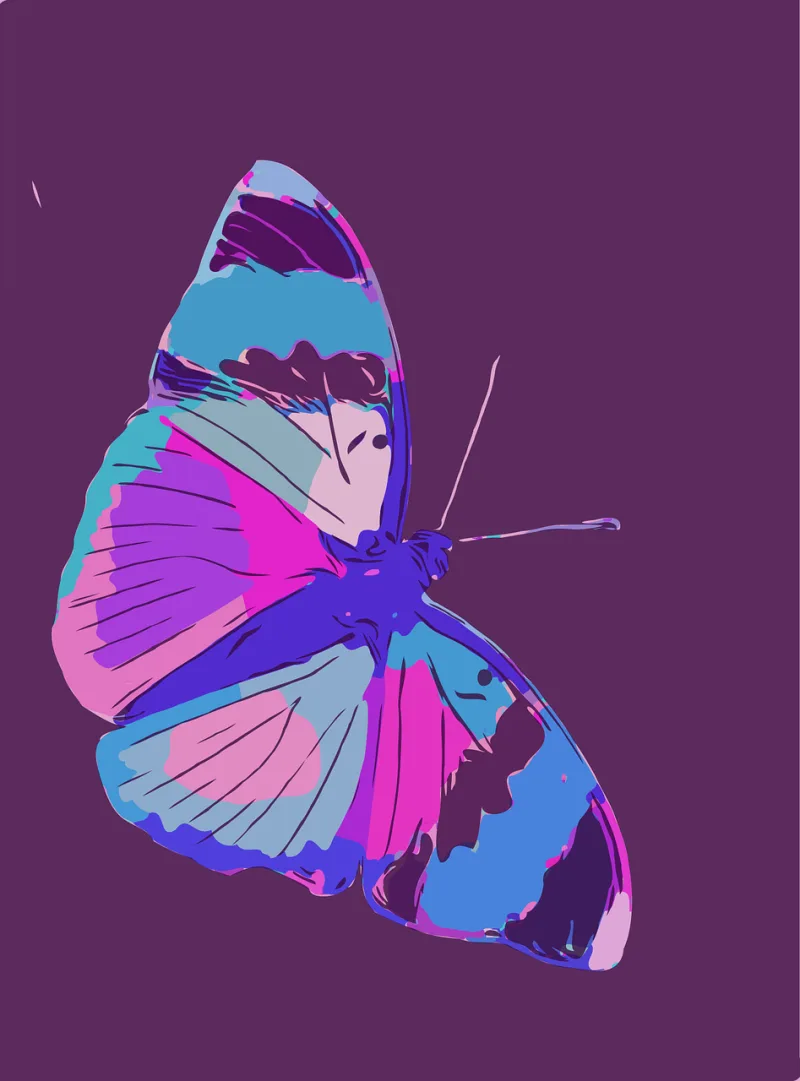 Butterfly Bug Insect Stickdatei – Tiere