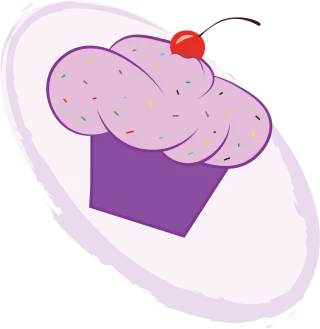 Cake Muffin Happy birthday Stickdatei