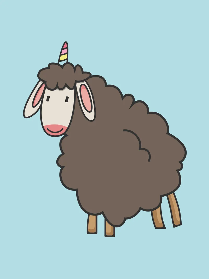 Animal Sheep Farm Stickdatei – Kinder