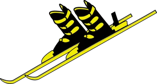 Graphic Race skis Ski racing Stickdatei
