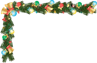 Graphic Christmas border Border Stickdatei