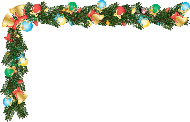 Graphic Christmas border Border Stickdatei – Weihnachten
