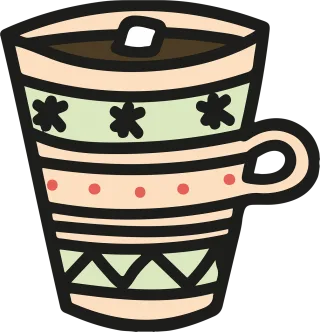 Cocoa Cup Bowl Stickdatei – Essen & Trinken