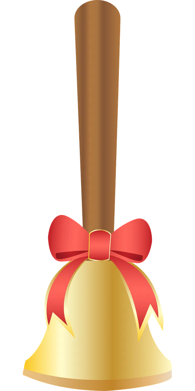 Graphic Hand bell Bell Stickdatei – Weihnachten