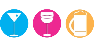 Alcohol Wine Beer Stickdatei
