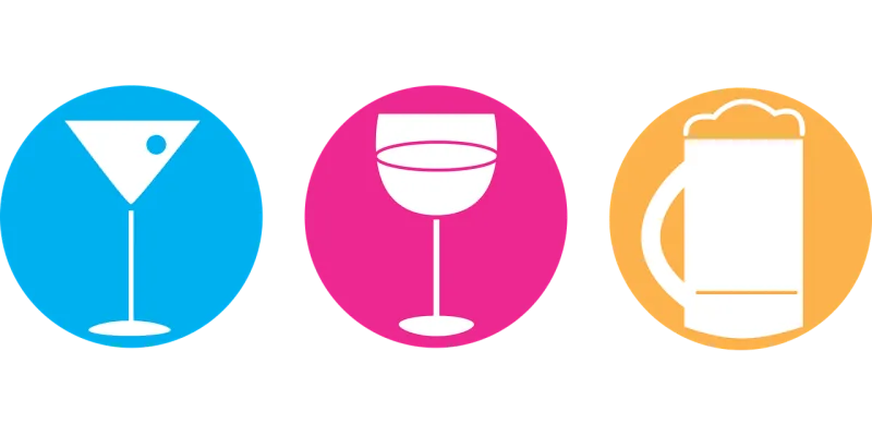 Alcohol Wine Beer Stickdatei – Essen & Trinken