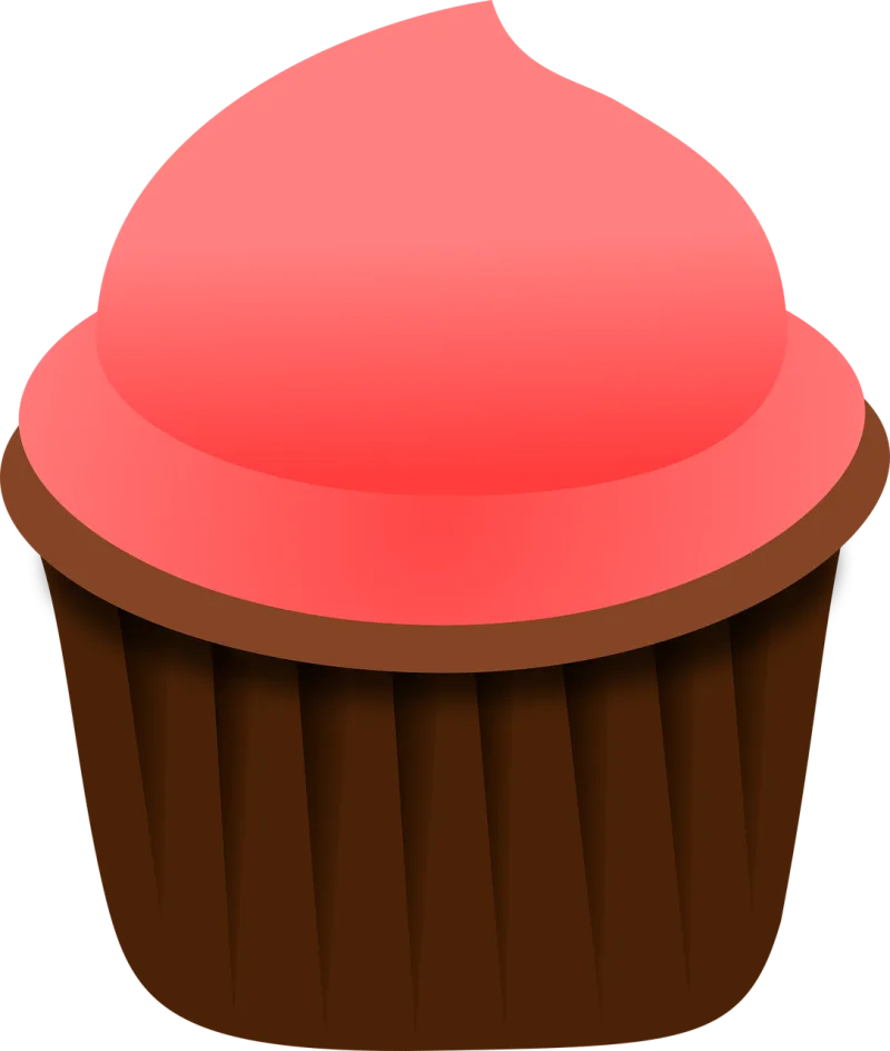 Cupcake Pink Food Stickdatei – Kinder