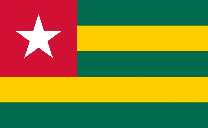 Flag Togo Togolese republic Stickdatei – Musik