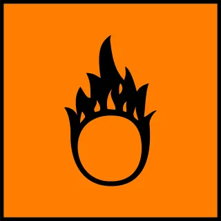 Fire Warning Hazard Stickdatei