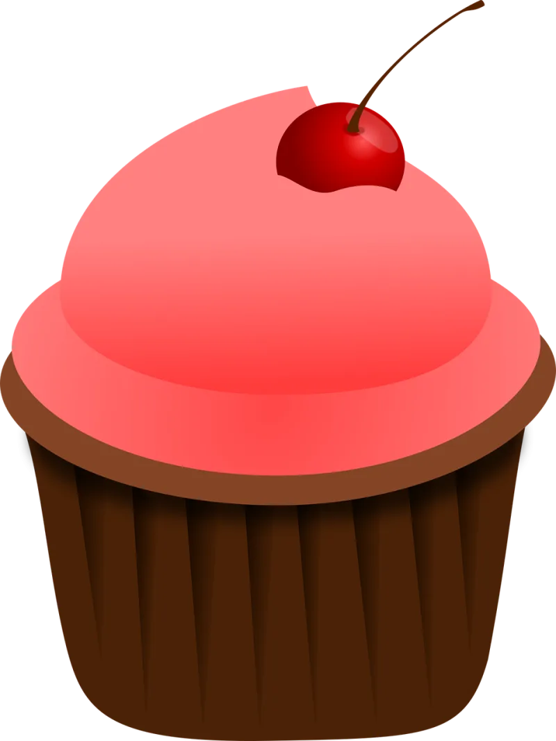 Cupcake Pink Food Stickdatei – Kinder