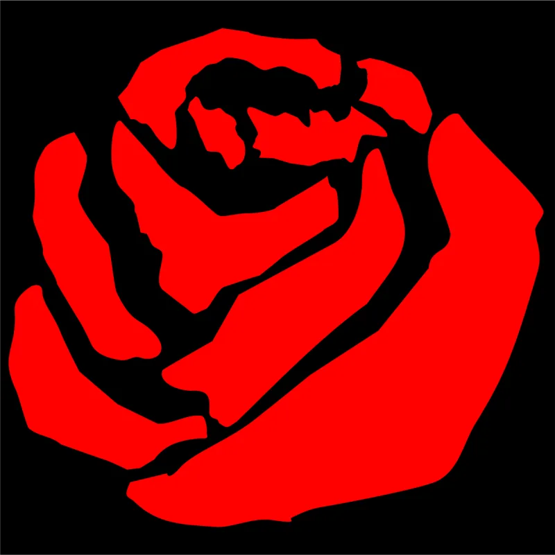 Rose blossom Graphic Rose Stickdatei – Blumen