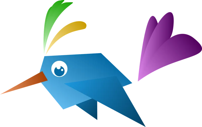 Hummingbird Bird Nature Stickdatei – Tiere