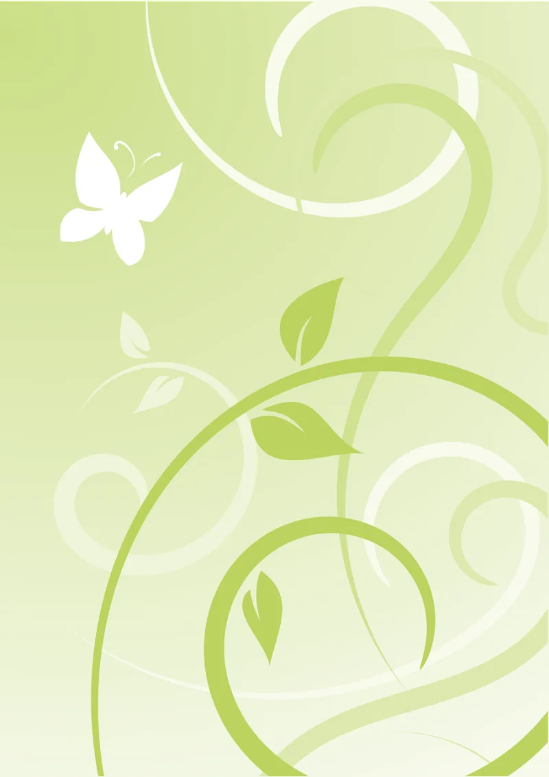 Butterfly Template Background Stickdatei – Blumen