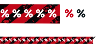 Price Percent Percentage band Stickdatei