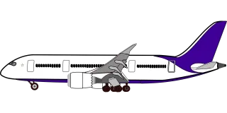 Graphic Airplane Travel Stickdatei