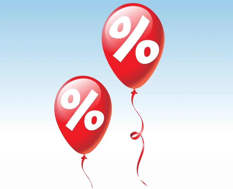 Balloon Price Percent Stickdatei – Kinder