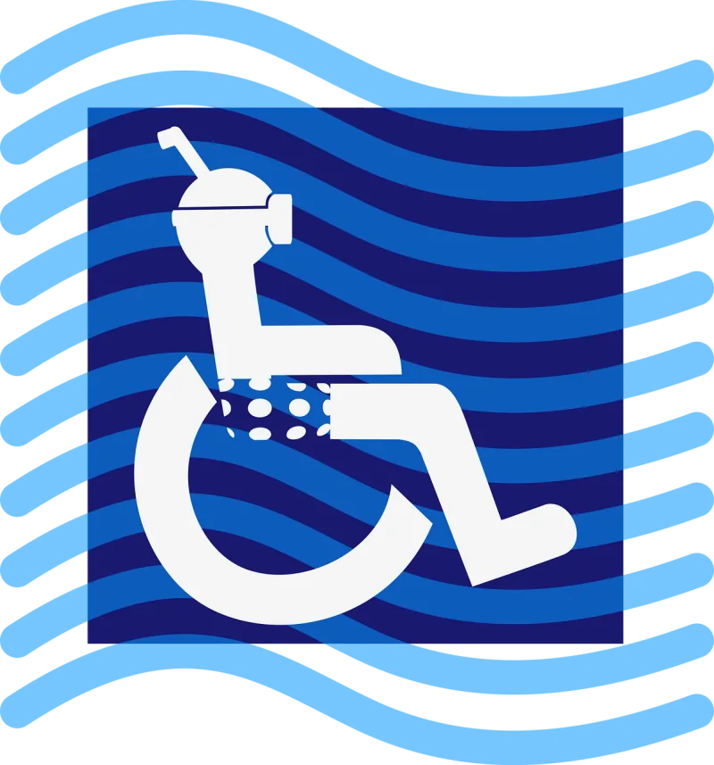 Disabled Diver Nature Stickdatei – Natur