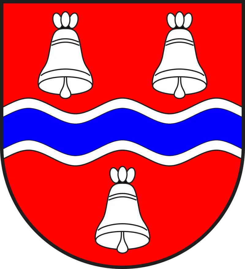 Three Bells Flag Stickdatei – Weihnachten