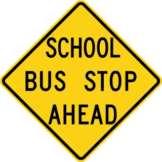 Signs Bus School Stickdatei – Fahrzeuge