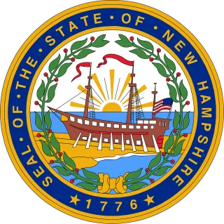New Hampshire Seal Stickdatei