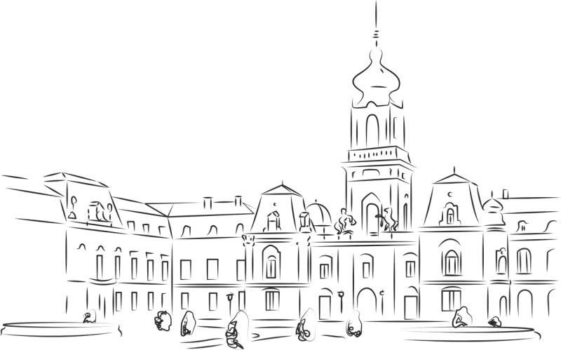 Castle Keszthely Lake balaton Stickdatei – Kinder