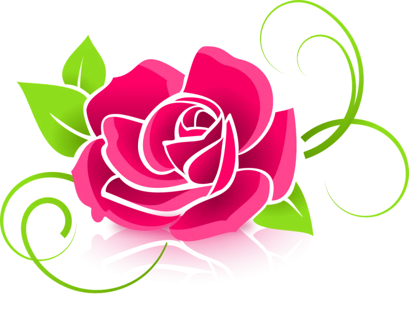 Rose Flower Petals Stickdatei – Blumen
