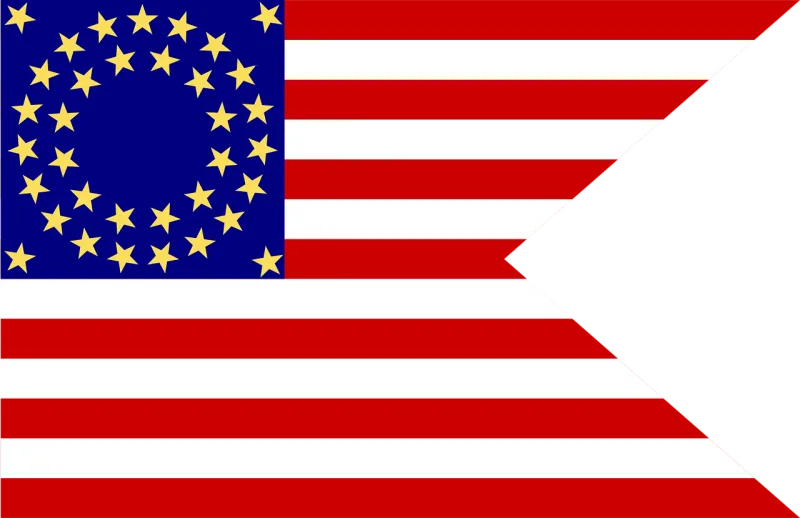 America Flag Modification Stickdatei – Natur