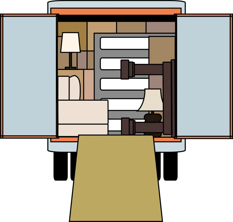 Graphic Moving truck Moving Stickdatei – Fahrzeuge
