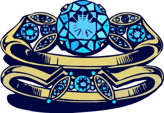 Ring Stone Jewel Stickdatei