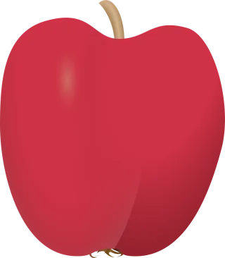 Graphic Apple Fruit Stickdatei