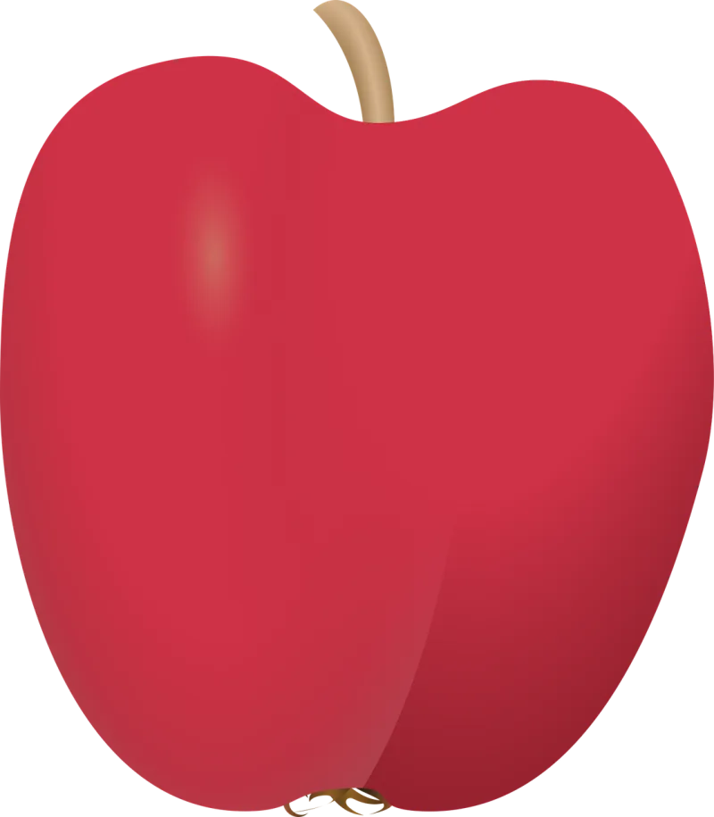 Graphic Apple Fruit Stickdatei – Essen & Trinken