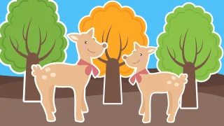 Deer Animal Zoo Stickdatei