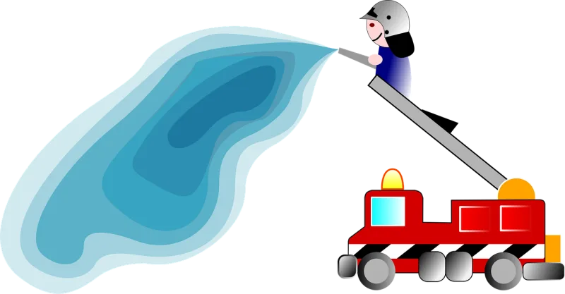 Fireman Water Fire Stickdatei – Fahrzeuge