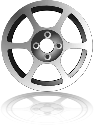 Car Wheel Chrome Stickdatei