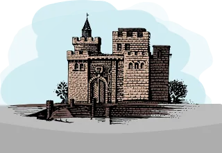 Castle The middle ages Old Stickdatei