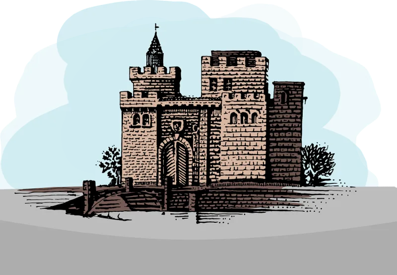Castle The middle ages Old Stickdatei – Kinder