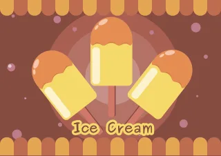 Ice Cream Ice cream Stickdatei